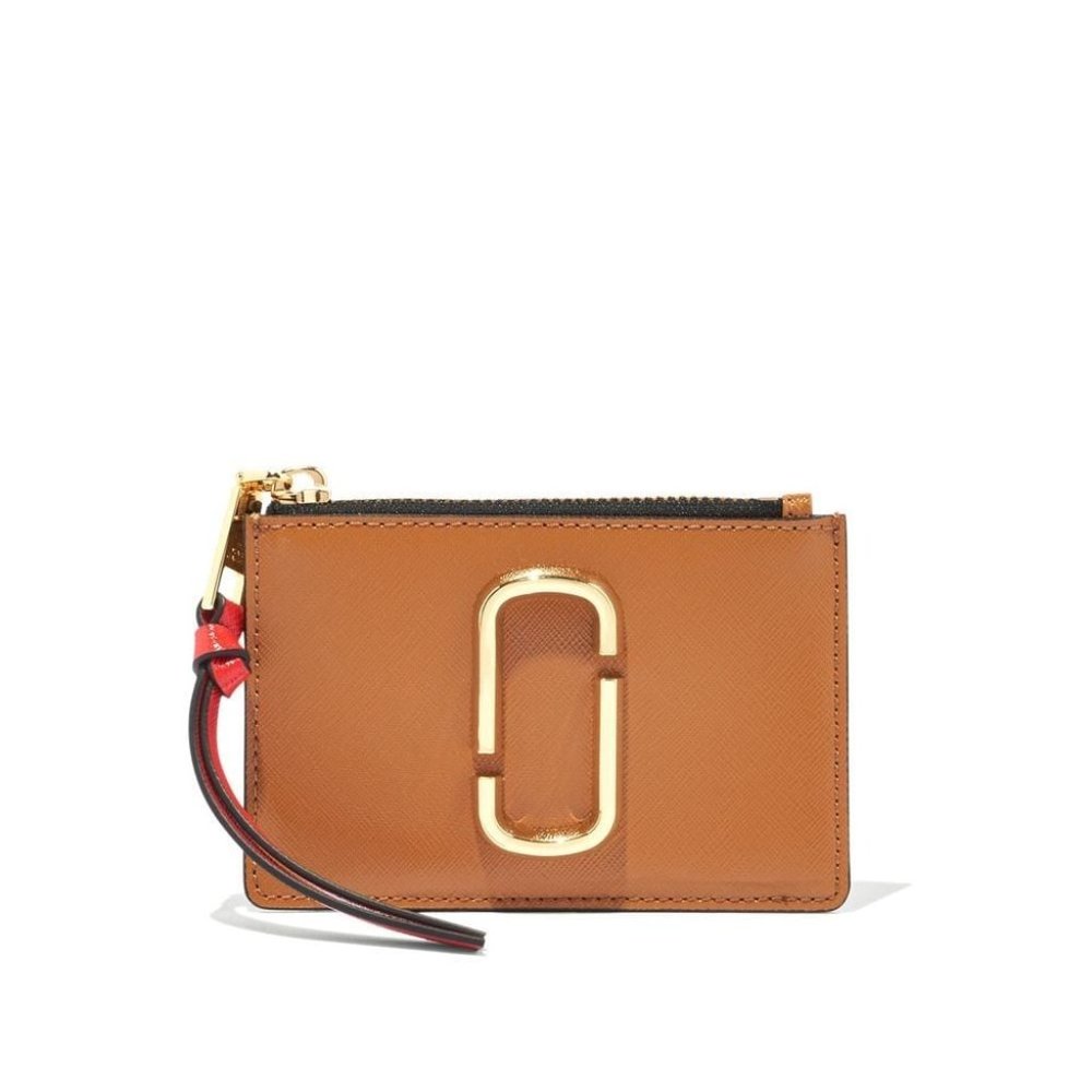 Marc Jacobs Snapshot Leather Keychain Wallet